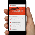 Download the Red Cross Hazard App