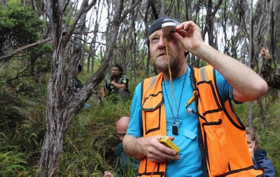 Botanist Rowan Buxton (Landcare Research).