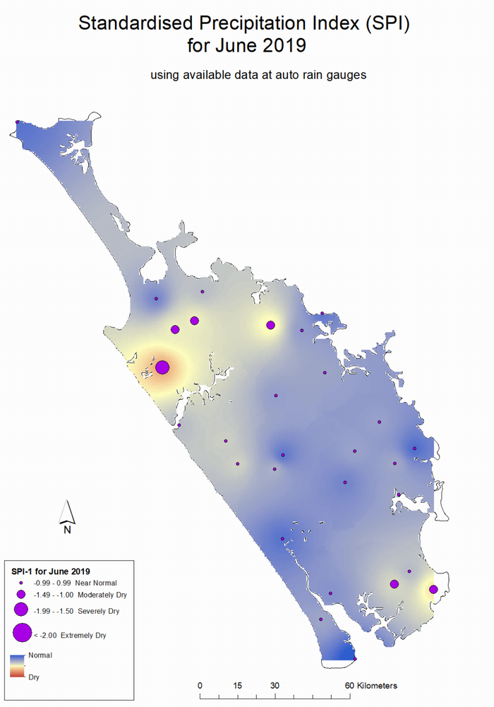 SPI Index map June 2019.