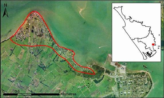 Map of One Tree Pt area.