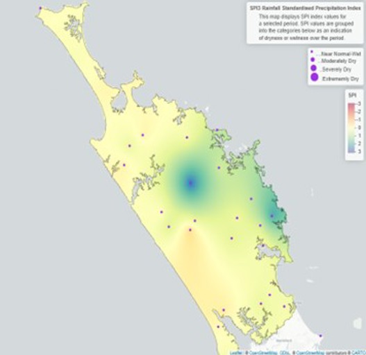 Figure 3 Standardised Rainfall For Northland On A 3 Month Scale  July To September 2025 