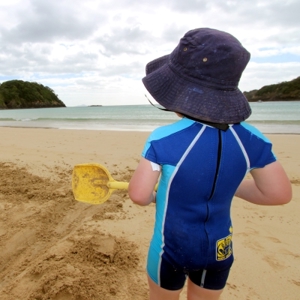 Matapouri Sandcastle Building (400)