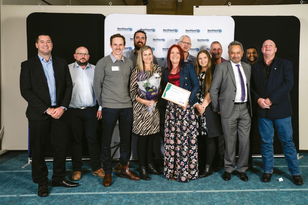 Award recipients from Golden Bay Cement.