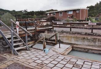 Baths at Ngawha Springs. Photo courtesy of Tricia Scott.