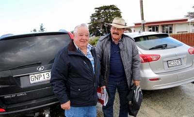 Cr Dennis Bowman at Oruawharo Marae.