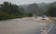 Flooding on State Highway 1.