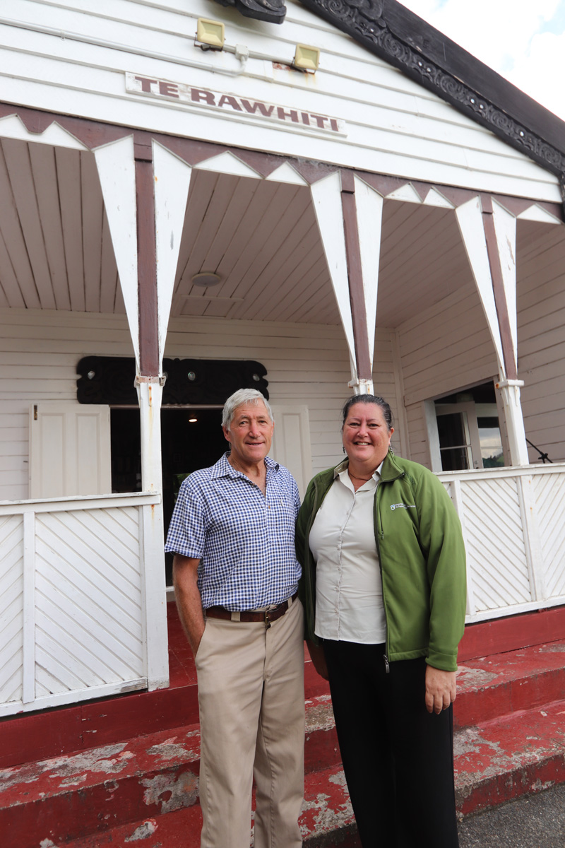 Rāwhiti Marae, Sue Reed Thomas, Councillor Marty Robinson